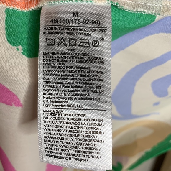 Gap Maternity Tiered‎ Dress in Multi Floral - Picture 6 of 7